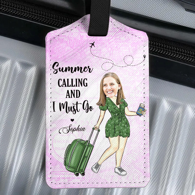 Personalized Luggage Tag - Luggage Bag Tags - Just a Girl Who Loves Traveling