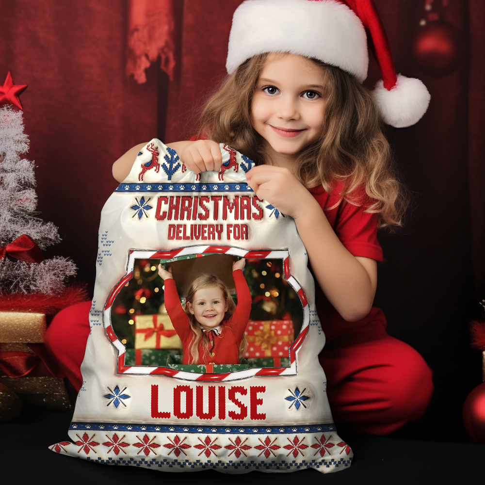 Special Delivery Christmas Gift Bags - Personalized 3D Inflated Christmas Gift Bag